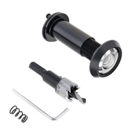 16mm 200 Degree Solid Brass Door Viewer Peepholes for 1.57inch to 2.56inch Door with Rotating