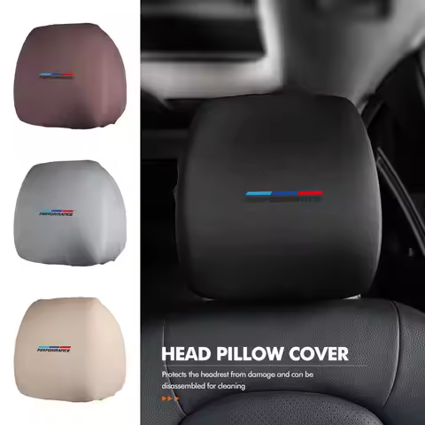 Car Headrest Cover Dustproof Cover For Front Seat Head Rests For BMW 1 3 5 Series X1 X3 X4 X5 X7 G20