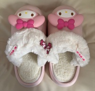[全新連袋✨] Sanrio My Melody Slippers 拖鞋 毛毛拖鞋 🐰🩷🤍