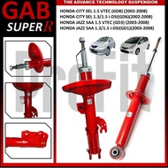 GAB SUPER R RED FRONT ABSORBER / REAR ABSORBER - HONDA CITY SEL 1.5 VTEC (GD8)