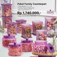 set toples tupperware limited edition