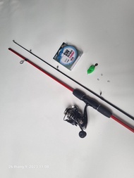 Combo bộ câu lure máy đứng 1m65 1m8 . 2m1 máy ac2000 ac3000 Độ cứng cần ml Ngọn 2ly