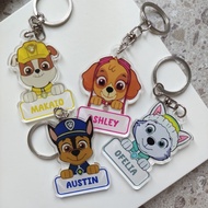 GANTUNGAN Paw PATROL Keychain/ RUBBLE Keychain/ CHASE Keychain/SKYE Keychain/MARSHAL Keychain/Cartoon PATROL Keychain/PAW PATROL Bag TAG/PAW PATROL Lunch Bag Hanger