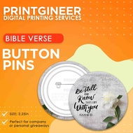 BIBLE Verse Pins | BIBLE VERSE Button Pins