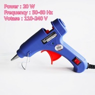 Ruibao Alat Lem Tembak Glue Gun 20W + 10pcs Lem Bakar Cair / Lem Lilin