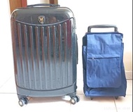 24” Beverly hills polo club black &amp; 18" blue luggage，on sale