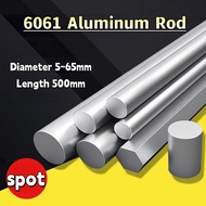 6061 Aluminum Rod Solid Aluminum Alloy Rod Laser Cutting Hard Aluminum Round Rod