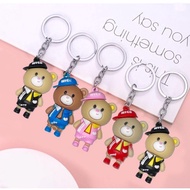 GANTUNGAN YH BEAR HAT KEYCHAIN / BEAR HAT KEYCHAIN / BEAR KEYCHAIN