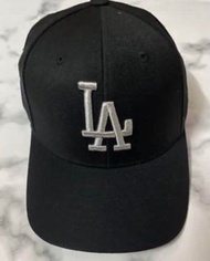MLB CAP 帽 黑色帽 LA Logo cap 帽