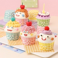 Paper Cup Cake Paper Cup Disposable Paper Cup Rolled Edge Paper Cup Influencer Muffin Cup Household 