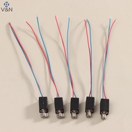V&N 5Pcs 4mm*8mm 0408 Micro Motor 3V Hollow Cup Coreless Motor Small with Eccentric Wheel DIY Massag