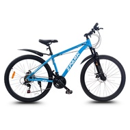 จักรยานเสือภูเขา Zpark 24/26/27.5 Ultra เฟรมอลูมิเนี่ยมอัลลอย สีเหลือง 24 x 2.125 นิ้ว