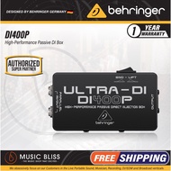 Behringer Ultra-DI DI400P 1-channel Passive Instrument Direct Box (DI-400P / DI 400P)