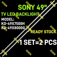 2PCS For SONY 49"TV LED BACKLIGHT KD-49X7500H KD-49X8000G KD49X7500H KD49X8000G