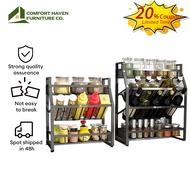 Comfort Haven Furniture Co.Kitchen Spice Storage Shelves Seasoning Bottle Racks Condiment Racks 调料架