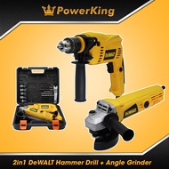 2in1 DeWALT Electric Hammer Drill + DeWALT Angle Grinder (A)