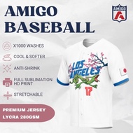 AMIGO BASEBALL JERSEY Microfiber Jersey tshirt Design Los jersi baju jersey Malaysia viral tiktok nf