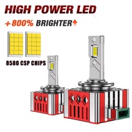 1Pair 8580 CSP CHIPS Car LED Headlight Bulb HID D1S D3S D1R D3R D5S D8S Canbus No Error Auto Fog Lig