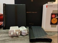 華為Huawei mate xs2 手機套 + 手機 + 手錶 （衛星通訊 ）