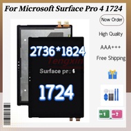 Original Display Replacement for Microsoft Surface Pro 4 1724 LCD Display Touch Screen Digitizer Ass