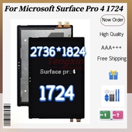 Original Display Replacement for Microsoft Surface Pro 4 1724 LCD Display Touch Screen Digitizer Assembly for Surface Pro4 LCD