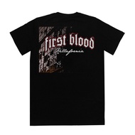 Kaos Band FIRST BLOOD Tag New States Apparel Premium - STIN