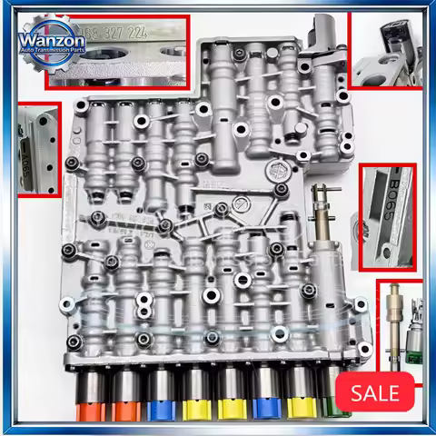 6HP21 6HP26 6HP28 6HP32 ZF6HP21 Transmission Valve Body with 9pcs Solenoids A065 B065 For Range Rove