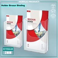 Acrylic Wall Brochure Wall Shelf Flyer Holder Wall Mount C8 Acrylic