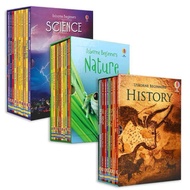 (In Stock) Hot！！！ 3 Usborne Beginners SCIENCE / HISTORY / NATURE ,10 Hardcover Books Set With Box