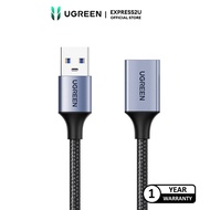 UGREEN USB-A 3.0 MALE TO FEMALE EXTENSION CABLE 5M (BLACK)
