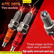Motorcycle Spark Plug A7TC Racing 3 Electrode 10mm Fit For GY6 50CC 150CC Scooter ATV Dirt Bike Moto
