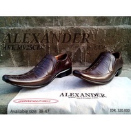Alexander Ax103 Leather Shoes, Office Work Shoes, Men's Leather Shoes