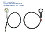 เกจวัดแรงดัน สำหรับ ดำน้ำลึก พร้อม สายสั้น/สายยาว หน้าปัดเรืองแสง Hotdive - Scuba Diving Pressure Ga