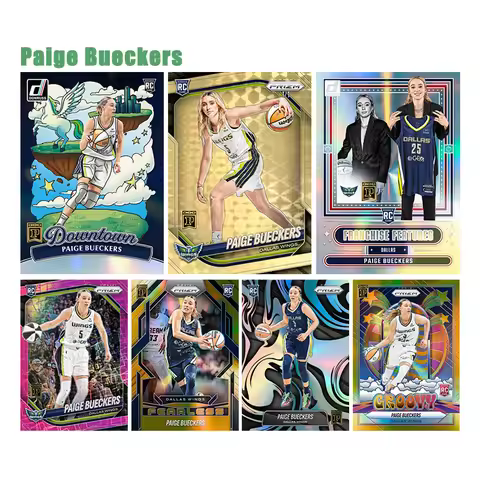 Homemade Diy Panini WNBA Basketball Prizm and Donruss Series Paige Bueckers Rookie Collection Flash 