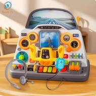 [Dovewill] Airplane Cockpit Toy Sensory Flight Simulator Toy Cockpit Dashboard Panel Kit Hands-on Le
