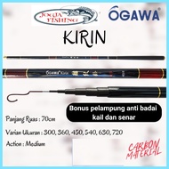 PROMO ...!!!! Joran tegek ogawa kirin sangat kuat panjang 300 - 360 - 450 - 540 cm BONUS SENAR DAN P