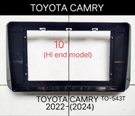 กรอบจอแอนดรอยด์ หน้ากากวิทยุ หน้ากากวิทยุรถยนต์ TOYOTA CAMRY ปี 2022-(2024) สำหรับเปลี่ยนจอ android 