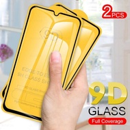 9D Full Glue 2Pcs Protective Glass For Vivo V23 V20 V17 V15 V11 Pro V27e V25e V25 V21s V21 Screen Protector Tempered Film For Vivo V7 V5 Plus V19 V17 Neo V23e V21e V11i V5s