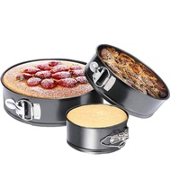 3 pcs Nonstick Springform Pan Set Cheesecake Cake Pan Removable Cake Pan 3