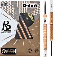 ONE80 R2 Interchange Steel Tip Dart - 22g RE-ACCELERATE Revolution Darts Reversible Soft tip 2BA