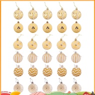 30Pcs Christmas Tree Decor High Qulity White Gold Ball Ornament Bauble Party Hanging Ball for Home C