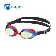 VIEW แว่นตาว่ายน้ำเด็ก 6-12 ปี V760JASAM เลนส์ฉาบปรอท สีดำ ปรอทเหลือง