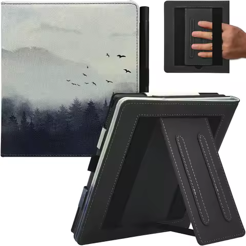 GAUGGER Double Stand Case for Bigme B751C Color / Bigme B751 e-Reader Cover with Auto Sleep&Wake/Dou
