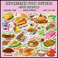 [1 pack] indonesian Food Stickers Cute Version Suitable for souvenirs from the/diary - ddu-du sticke