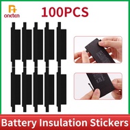 100pcs Battery Insulation Sticker iPhone 14 13 12 X XR XS MAX Repair Cell Used