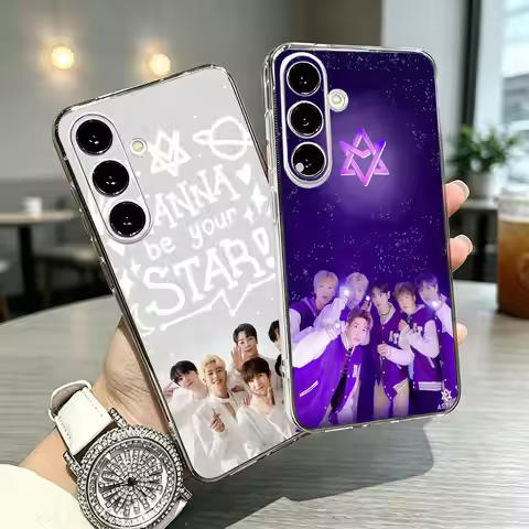Boy Group ASTRO Kpop Idol Transparent Phone Case For Samsung A20,21S,30,31,40,50,51,52,70,A71 Ultra 