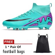 [San Zu] TURF Tiempo Men's Outdoor Soccer Shoe Turf Indoor Soccer Futsal Shoes Kasut Bola Sepak