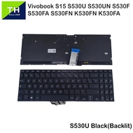 Asus Vivobook S15 S530U S530UN S530F S530FA S530FN S530F-NBQ K530FN K530FA 0KNB0 Backlit Laptop Repl