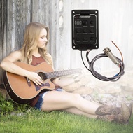 Fishman 101/201/301 4-Band EQ Equalizerพรีแอมป์กีตาร์รถกระบะพีโซพร้อมไมโครโฟน