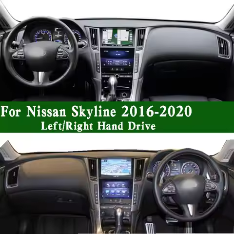For Nissan Skyline GT V37 Q350GT 350GT HV37 2016-2020 Dashmat Dashboard Cover Instrument Panel Prote